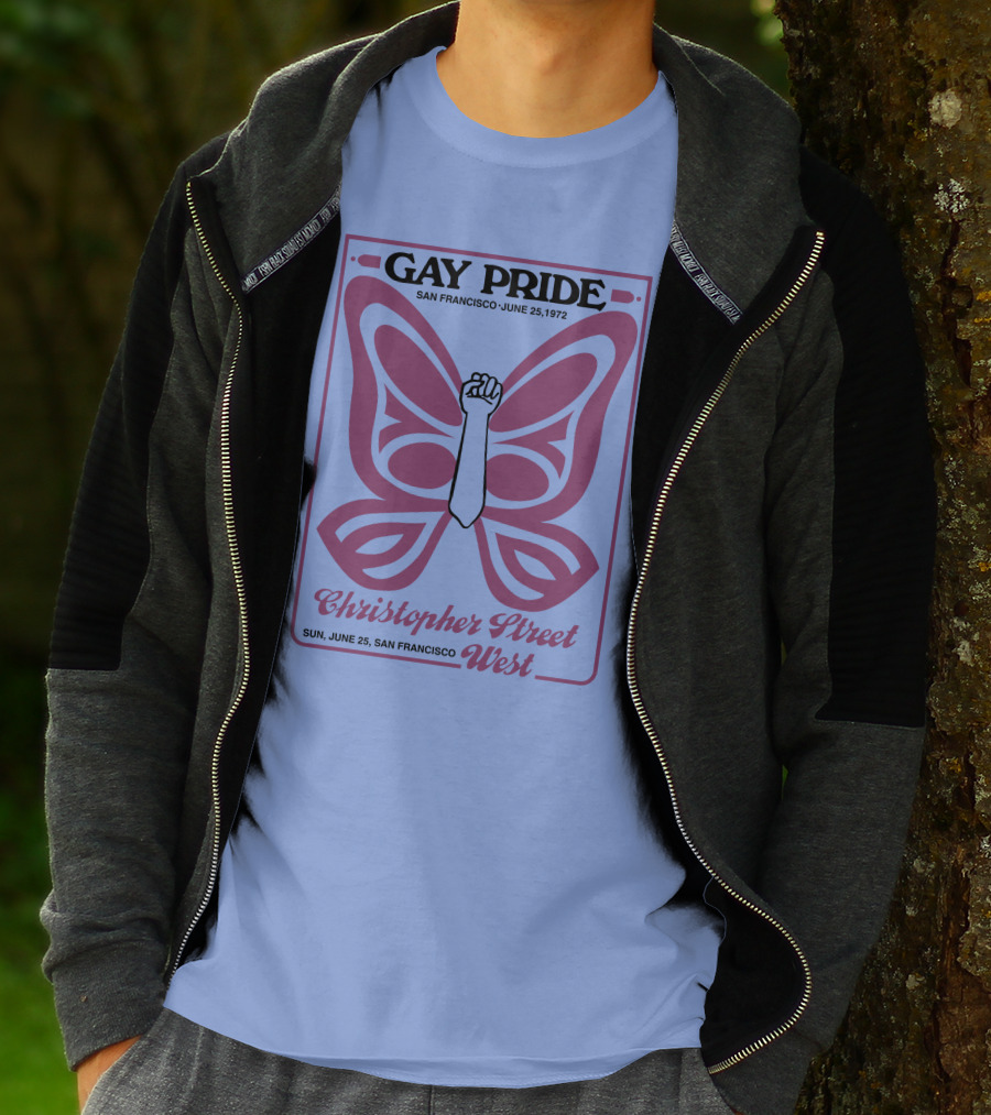 Gay Pride San Francisco June 25 1972 Christopher Street West T-Shirt