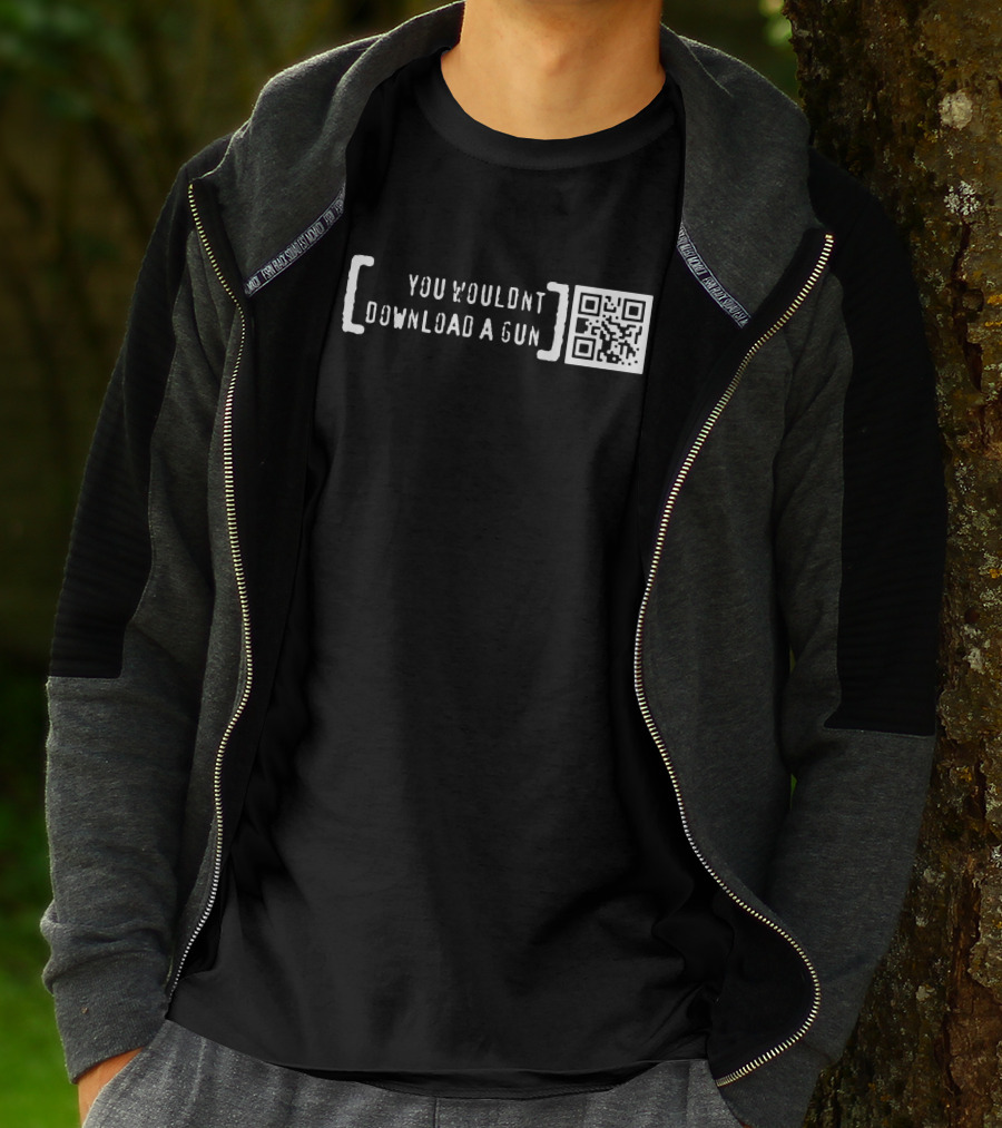Ctrlpew You Wouldn’t Download A Gun Computer Screen Retro Meme T-Shirt