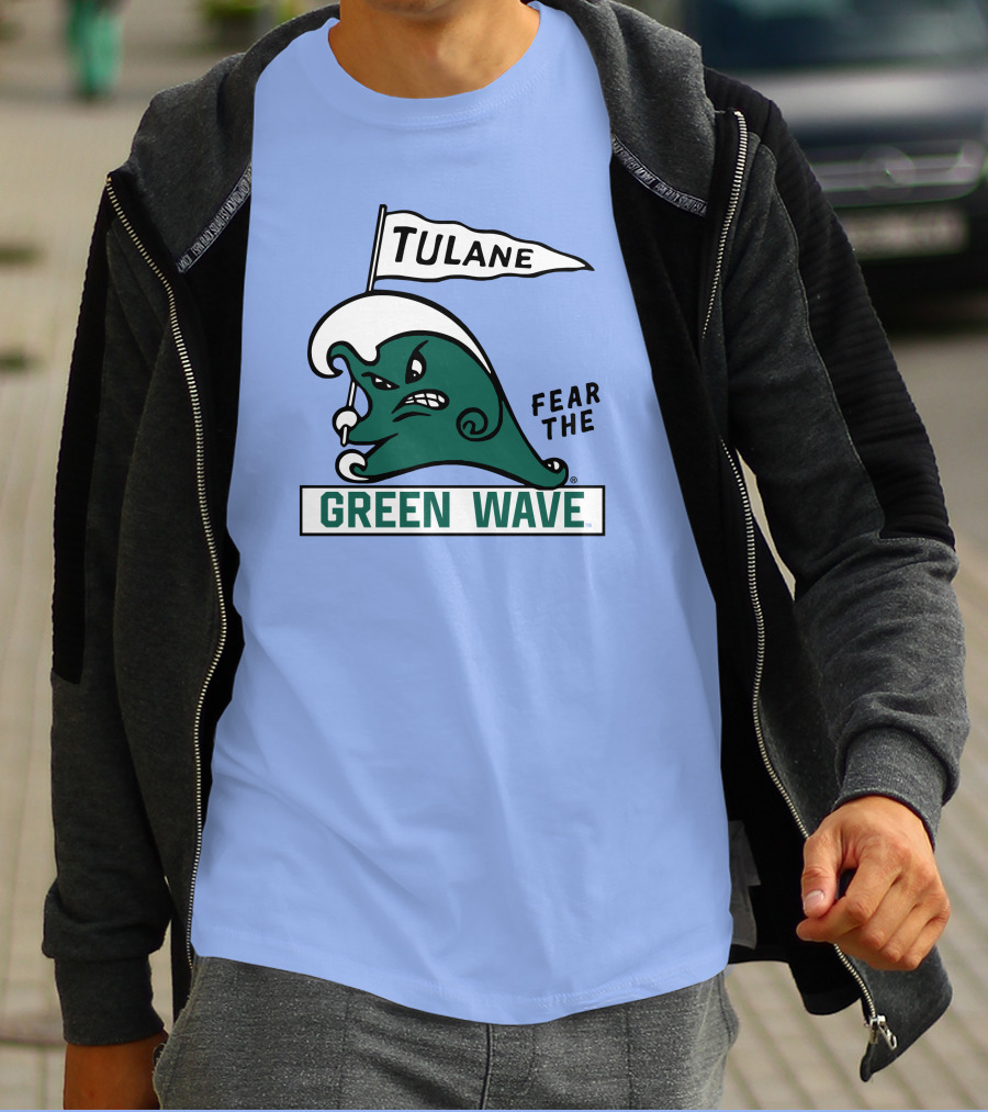 Tulane Fear The Green Wave T-Shirt