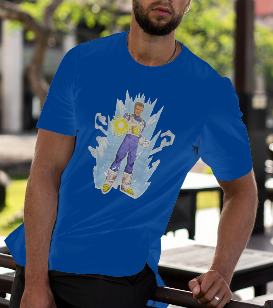 Josh Robbins Daniel Gafford Vegeta Super Saiyan Dragon Ball Z Power-Up T-Shirt