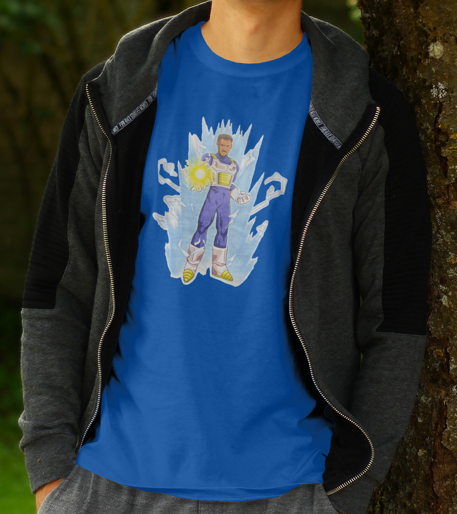 Josh Robbins Daniel Gafford Vegeta Super Saiyan Dragon Ball Z Power-Up T-Shirt