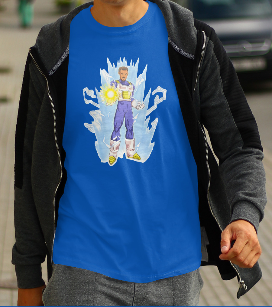 Josh Robbins Daniel Gafford Vegeta Super Saiyan Dragon Ball Z Power-Up T-Shirt