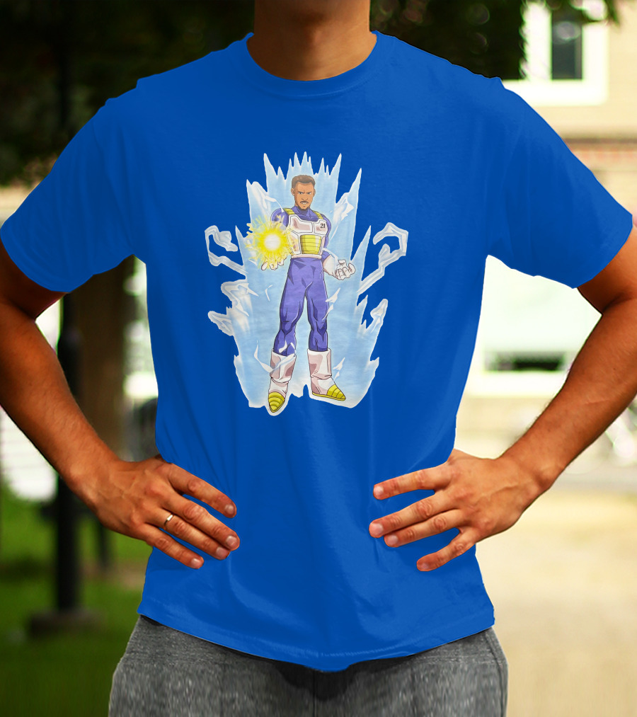 Josh Robbins Daniel Gafford Vegeta Super Saiyan Dragon Ball Z Power-Up T-Shirt