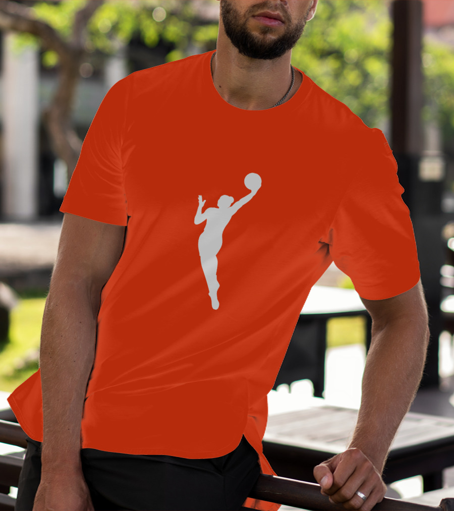 WNBA Orange Basketball T-Shirt