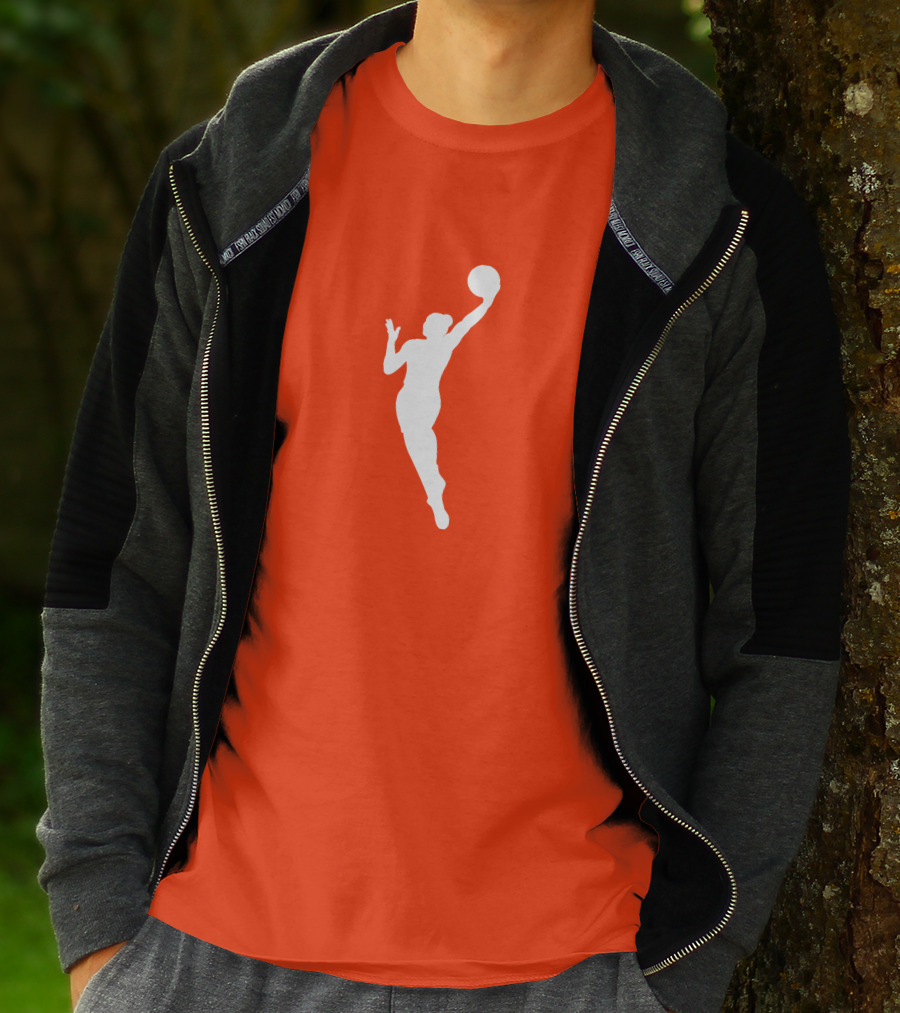WNBA Orange Basketball T-Shirt