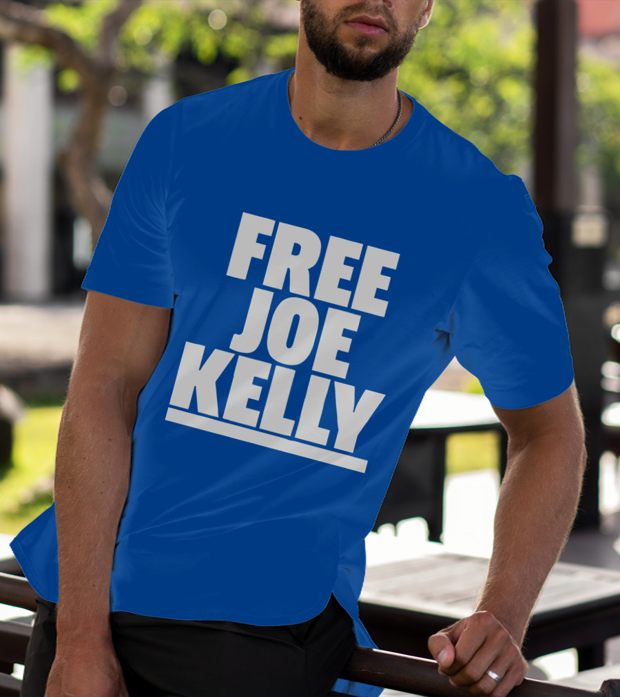 Free Joe Kelly Blue T-Shirt