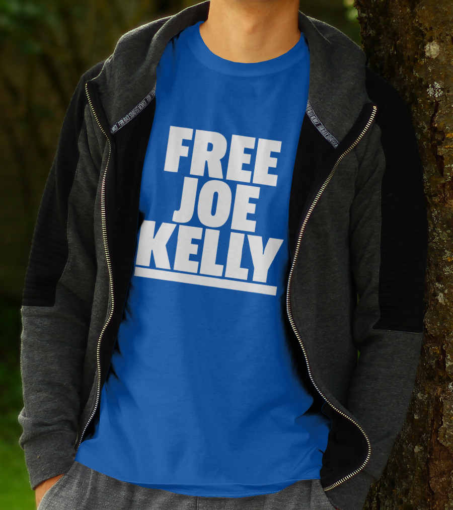 Free Joe Kelly Blue T-Shirt