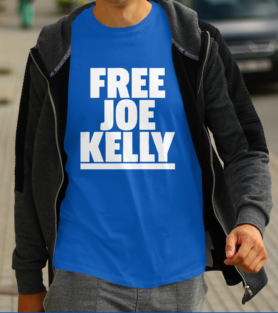 Free Joe Kelly Blue T-Shirt