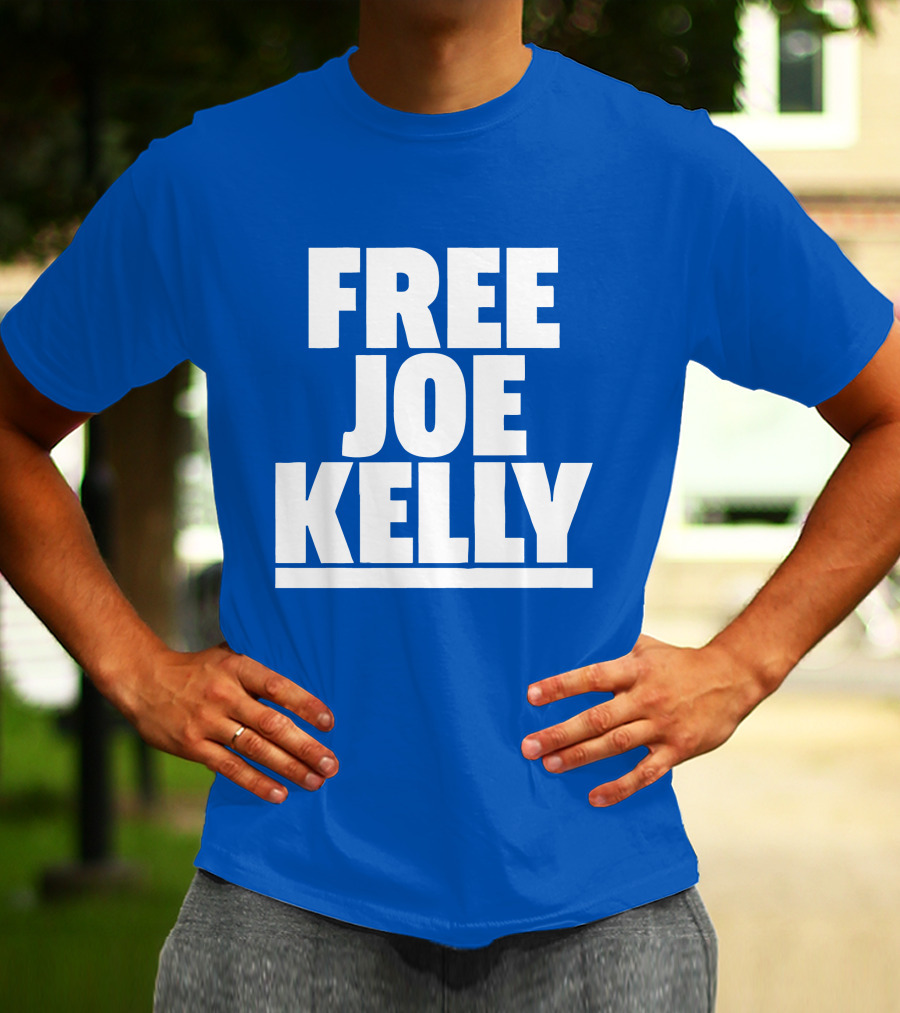 Free Joe Kelly Blue T-Shirt