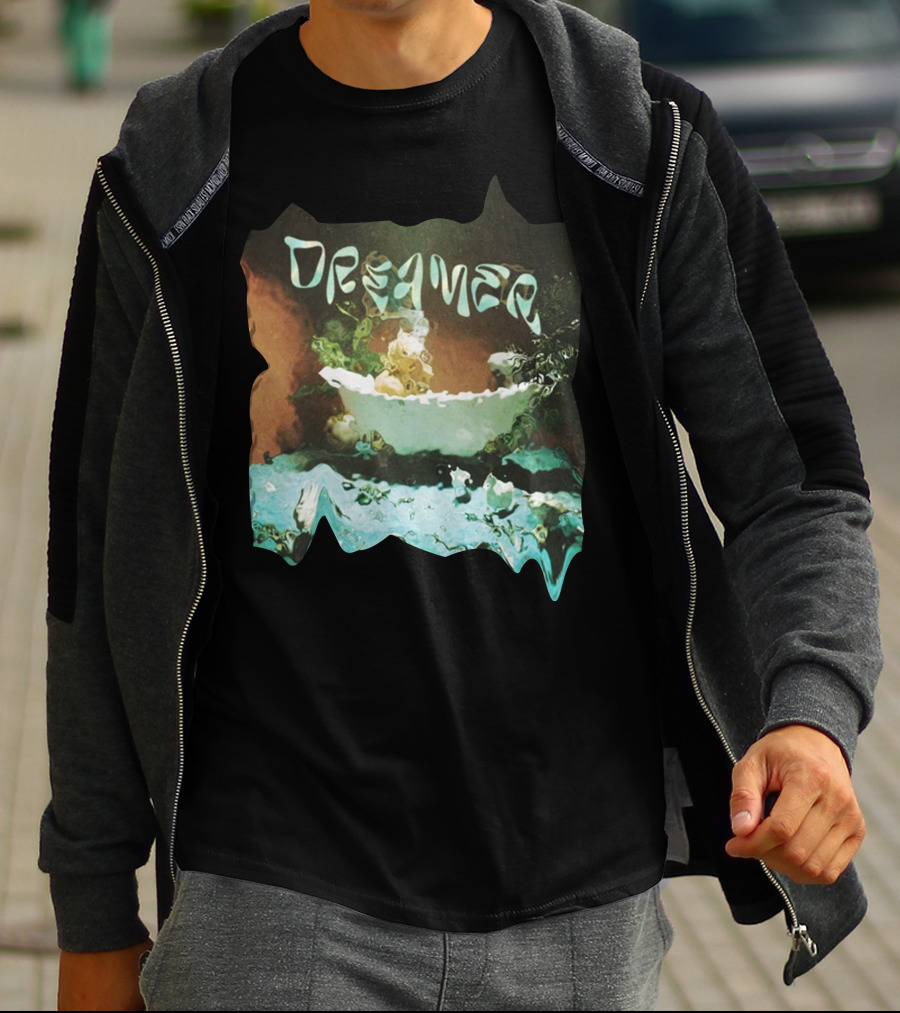 Dreamer Calm Abstract Wave Reflection T-Shirt