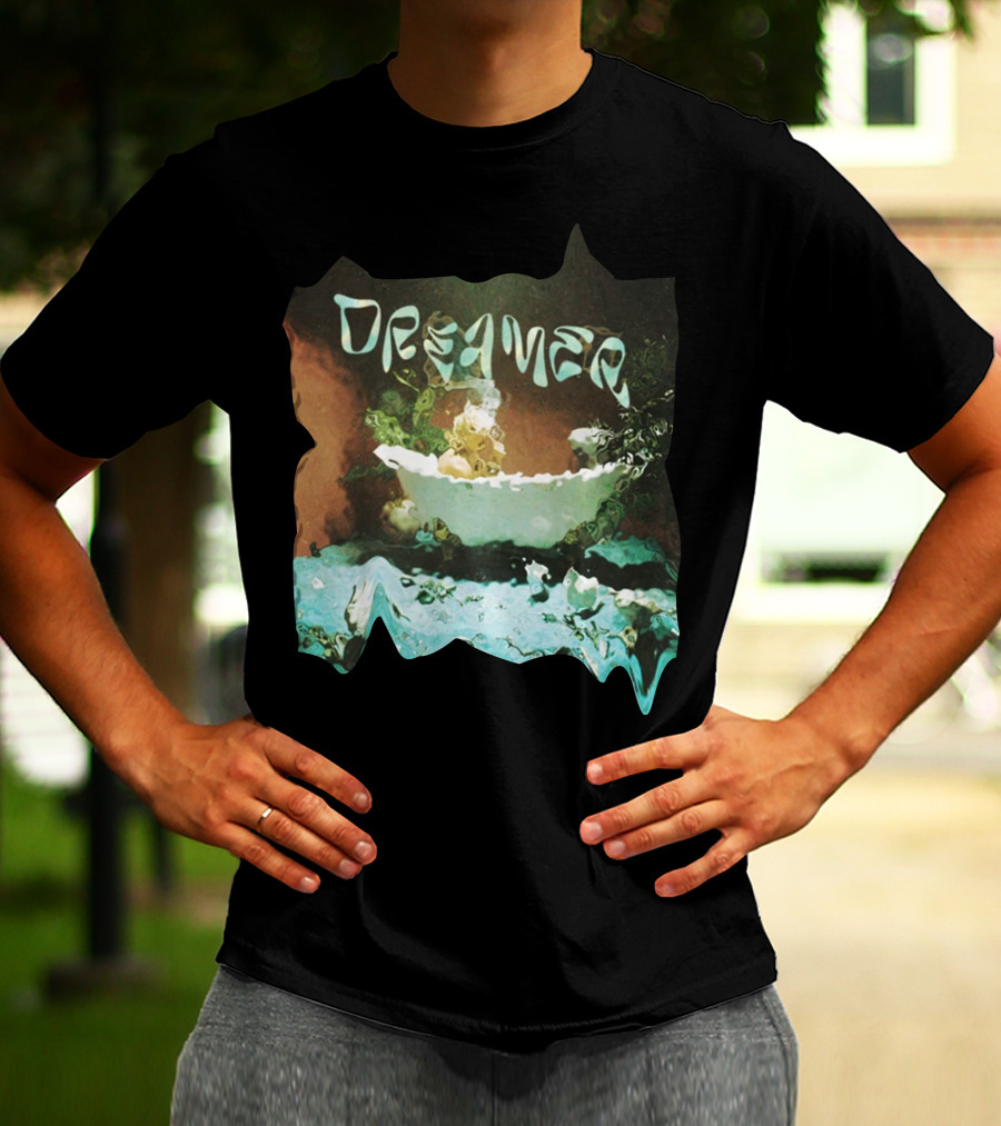 Dreamer Calm Abstract Wave Reflection T-Shirt