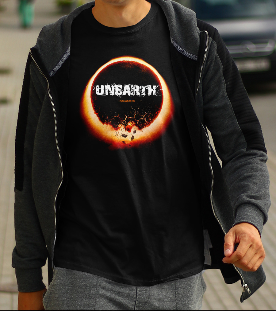 UNEARTH Extinction [9] Solar Eclipse Event T-Shirt