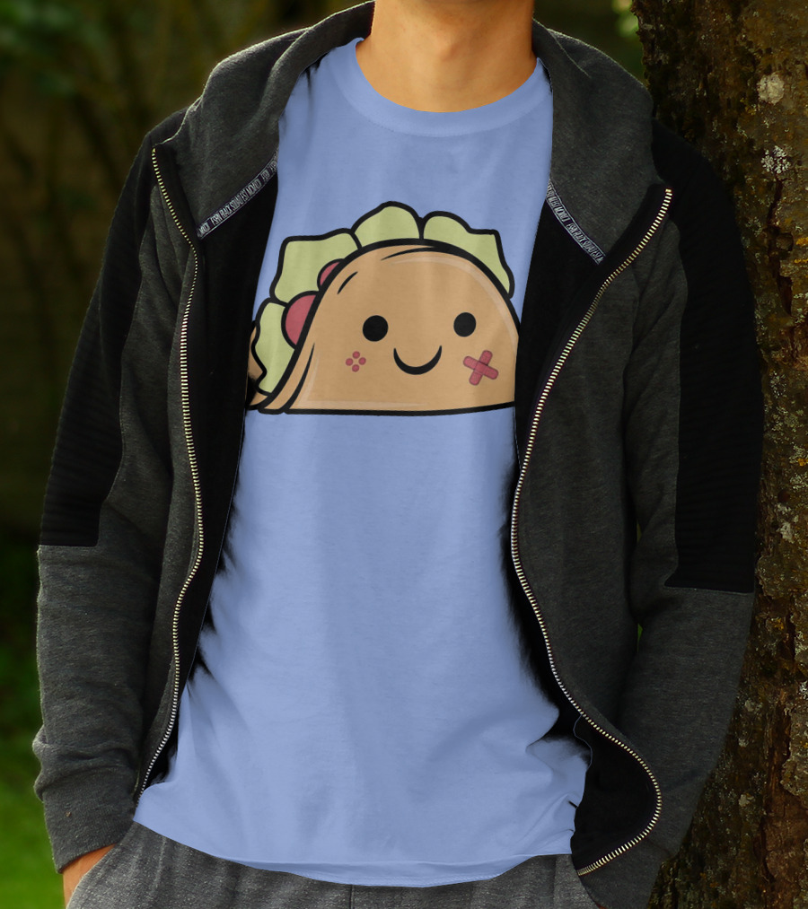 Kawaii Taco Cute Smiley Face Twent4tim Merch T-Shirt