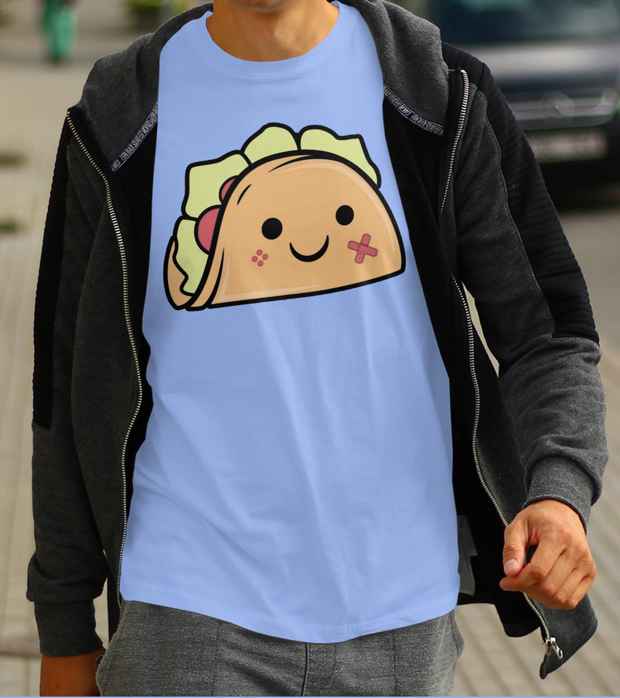 Kawaii Taco Cute Smiley Face Twent4tim Merch T-Shirt