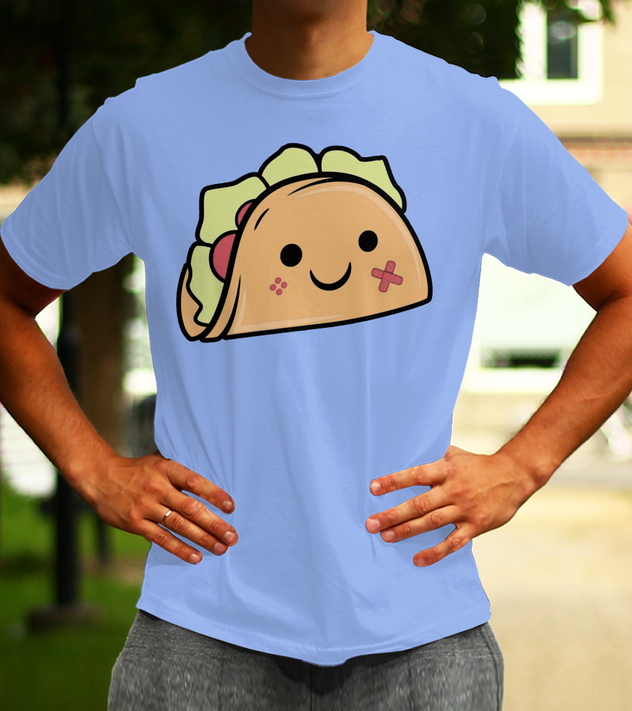 Kawaii Taco Cute Smiley Face Twent4tim Merch T-Shirt