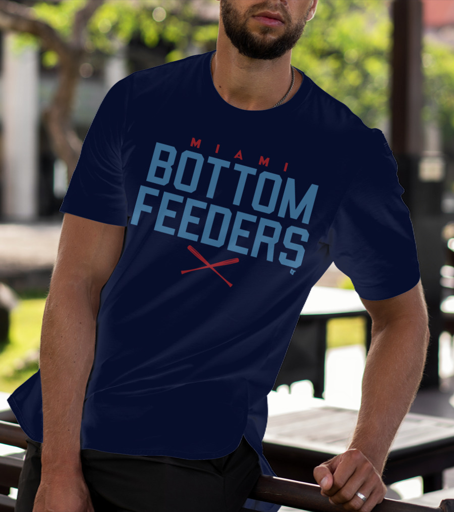 Miami Bottom Feeders Marlins Merch T-Shirt