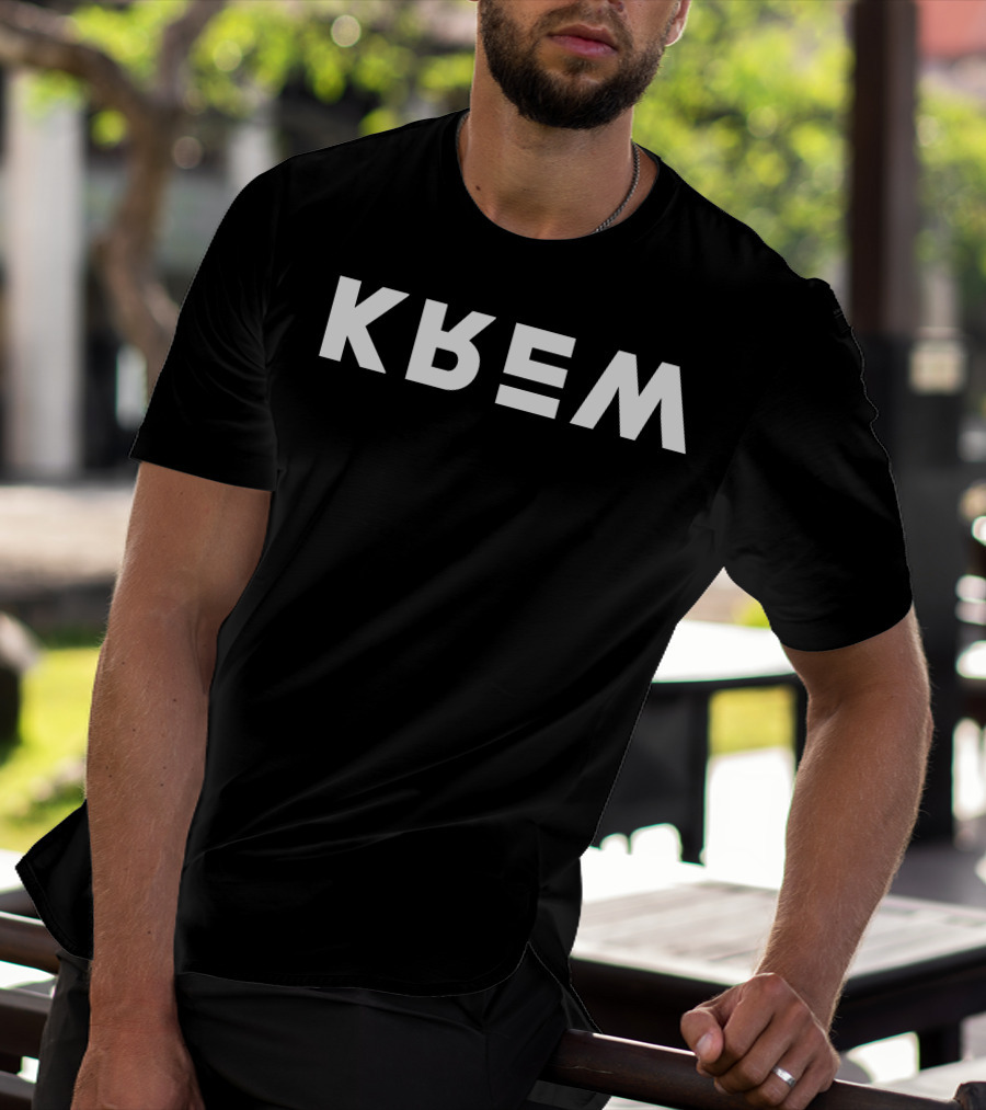 Krew Merch Minimalist Text T-Shirt