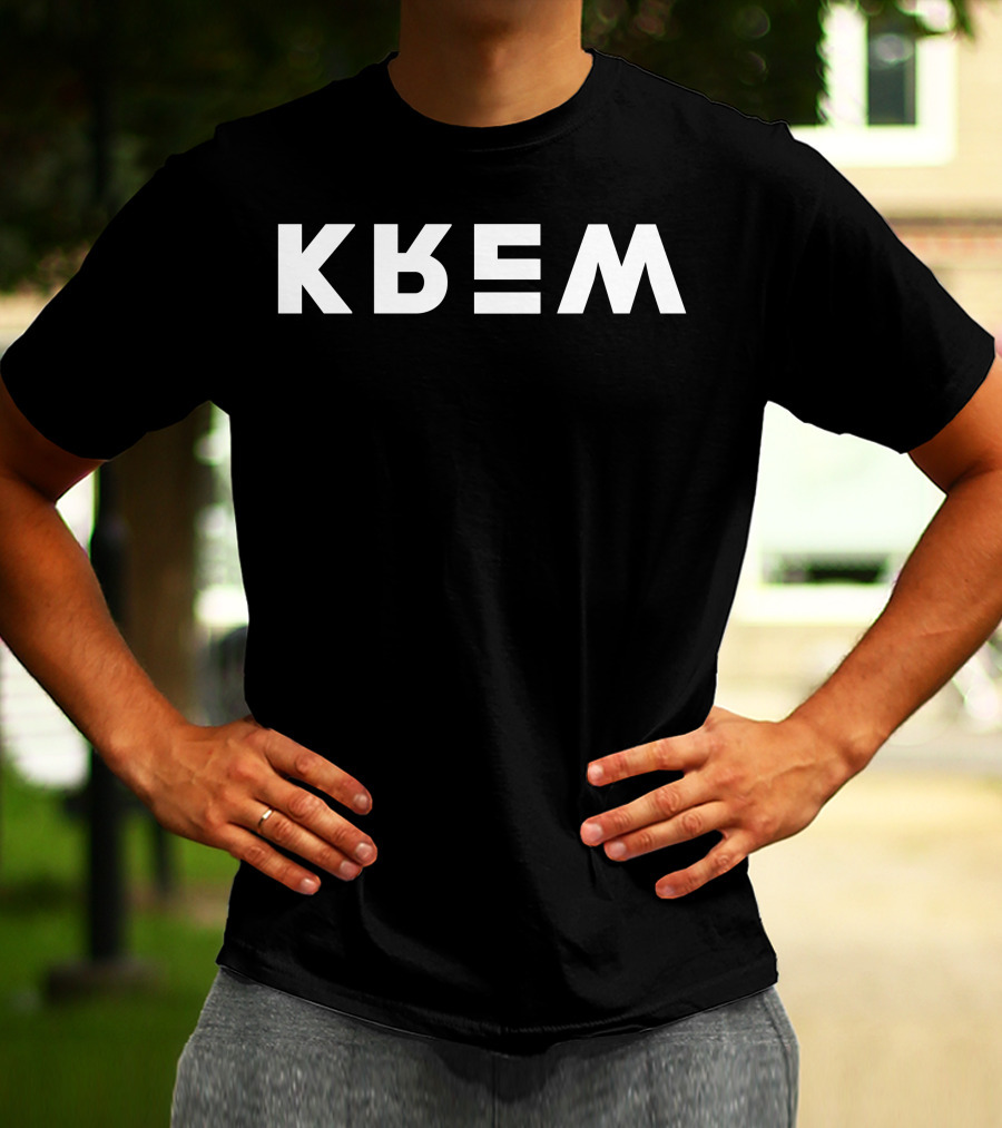 Krew Merch Minimalist Text T-Shirt