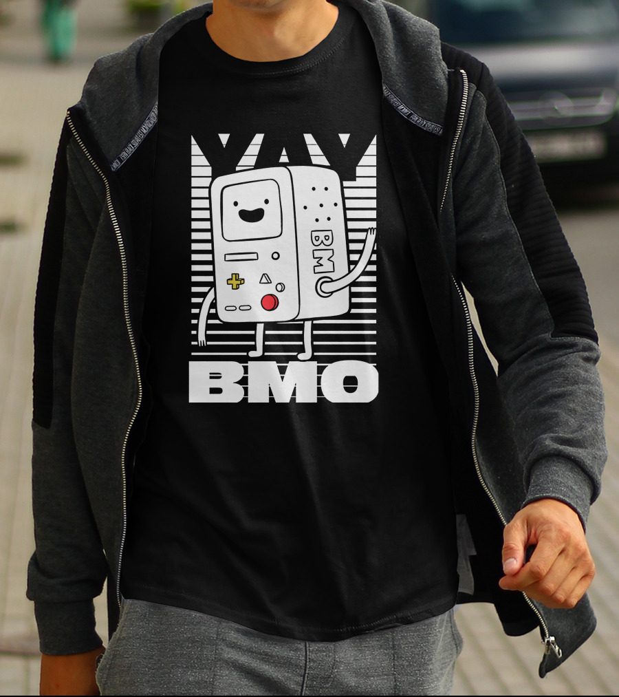 Yay BMO Adventure Time Character T-Shirt