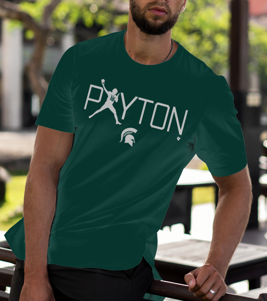 PAYTON 10 Spartan Football Quarterback T-Shirt