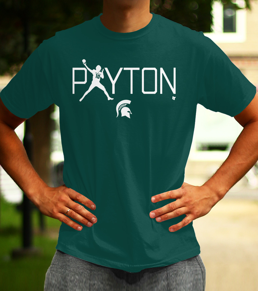 PAYTON 10 Spartan Football Quarterback T-Shirt