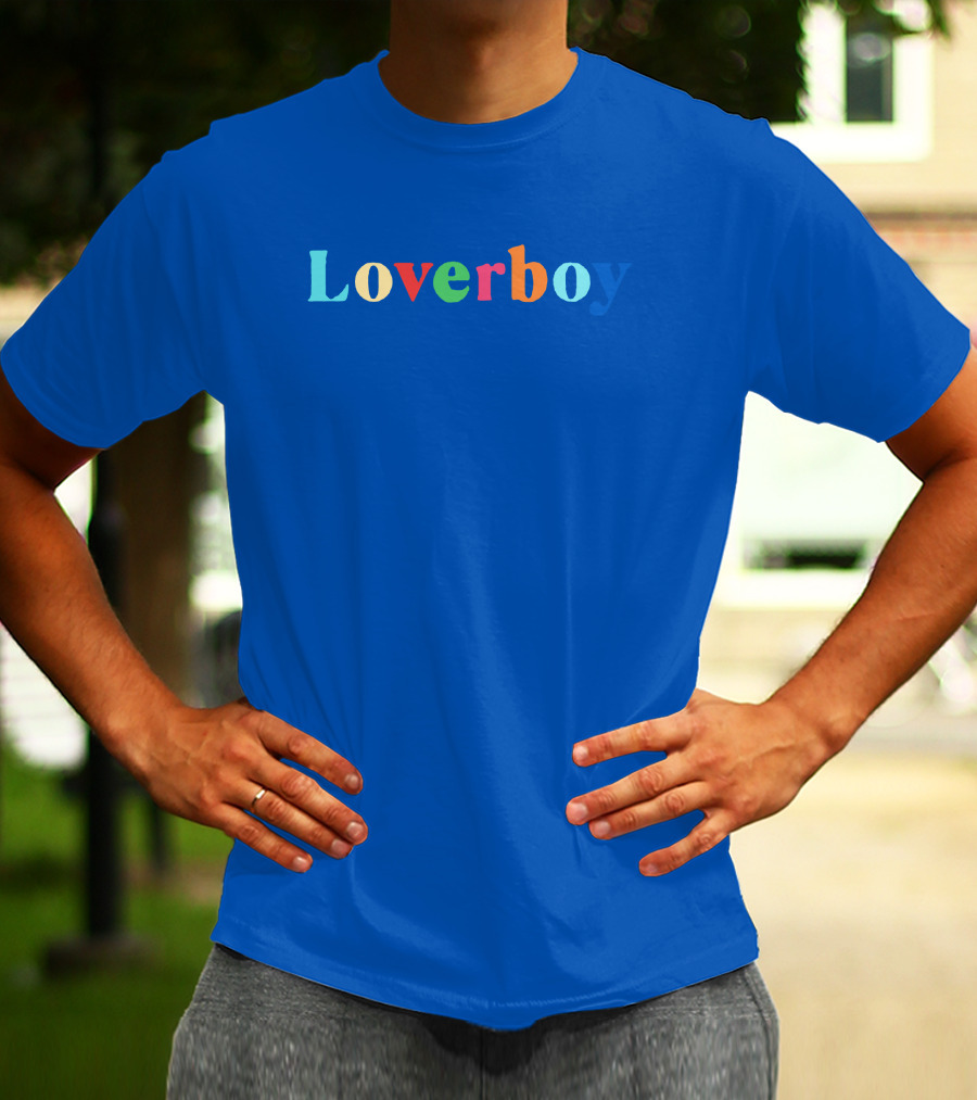 Loverboy Store Multicolor Lettering T-Shirt