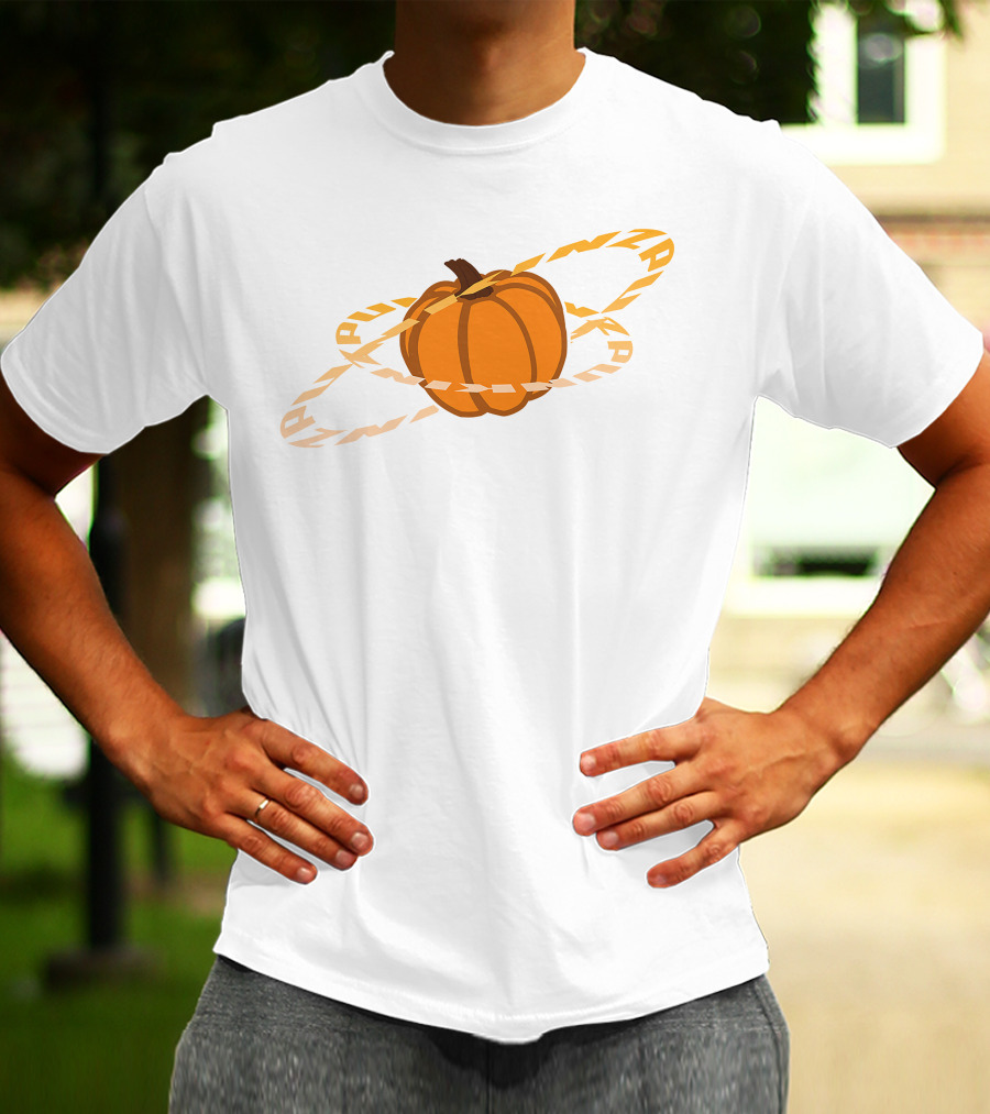 Punz Shop Pumpkin Planet Orbit T-Shirt