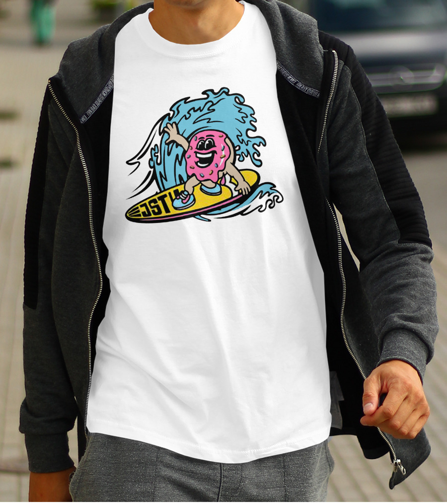 JSTU Surfing Donut Wave Adventure T-Shirt