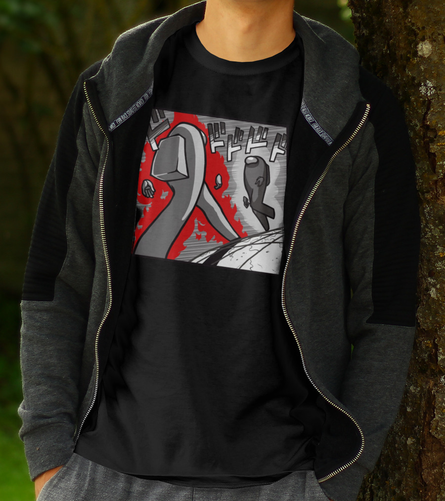 Shop Among Us JoJo Parody Manga T-Shirt