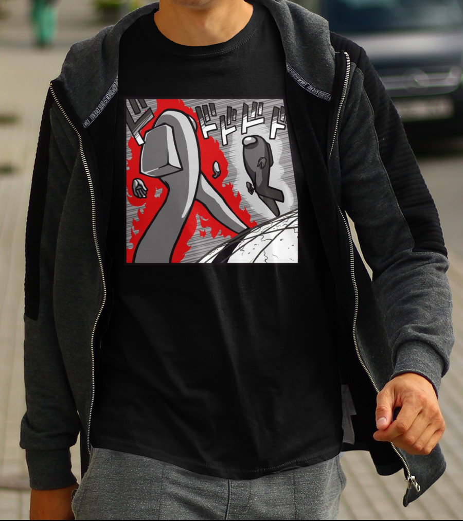 Shop Among Us JoJo Parody Manga T-Shirt