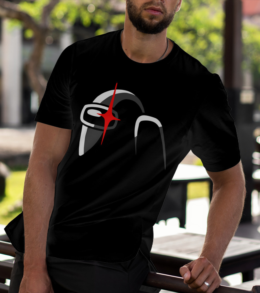 Among Us Crewmate With Red Star Eye T-Shirt