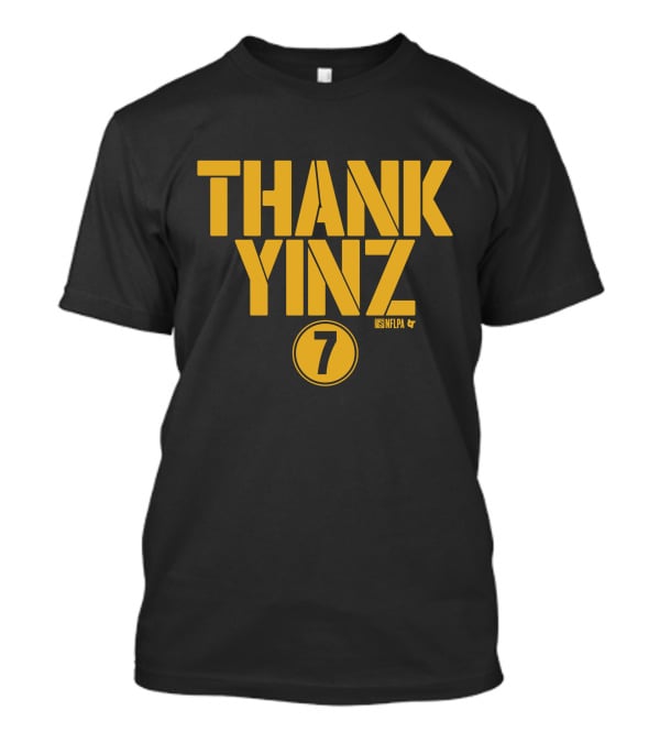 Ben Roethlisberger Thank Yinz 7 NFLPA T-Shirt
