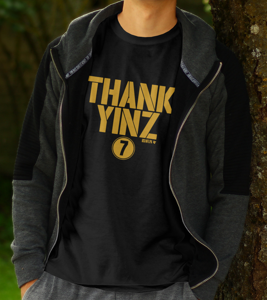 Ben Roethlisberger Thank Yinz 7 NFLPA T-Shirt