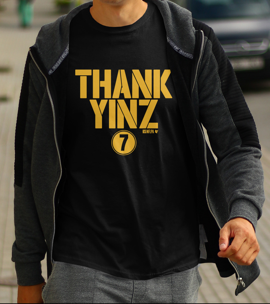 Ben Roethlisberger Thank Yinz 7 NFLPA T-Shirt