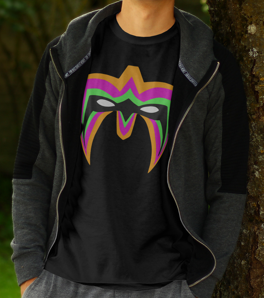 Ultimate Warrior Face Paint Iconic Neon Mask T-Shirt
