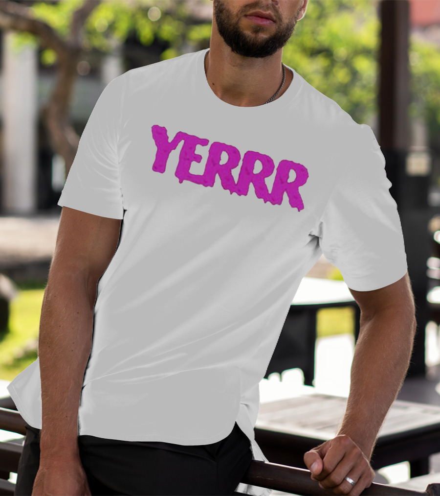 YERRR Gio And Eli Merch Text T-Shirt