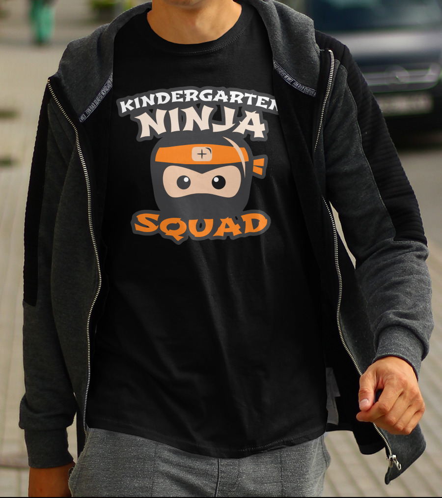 Kindergarten Ninja Squad First Day Of Kindergarten T-Shirt
