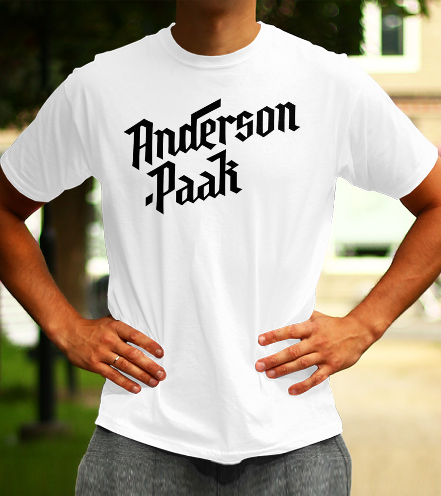 Anderson .Paak Vintage Typography T-Shirt