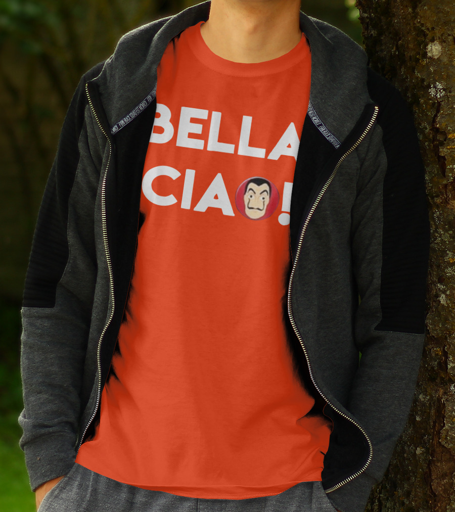 BELLA CIAO Money Heist Mask T-Shirt