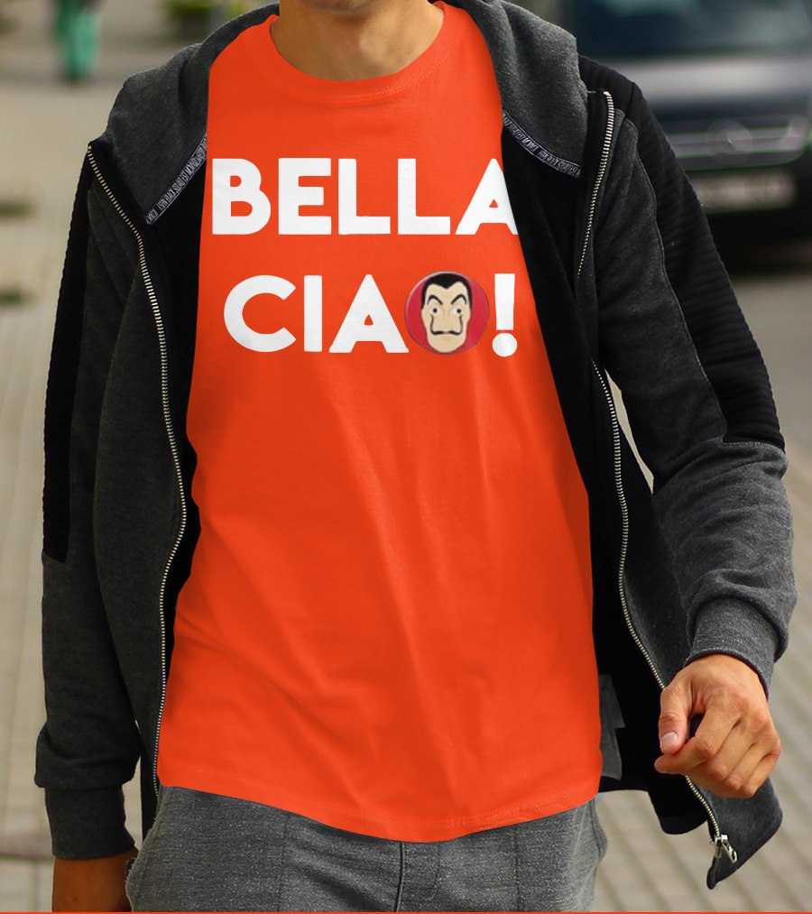 BELLA CIAO Money Heist Mask T-Shirt