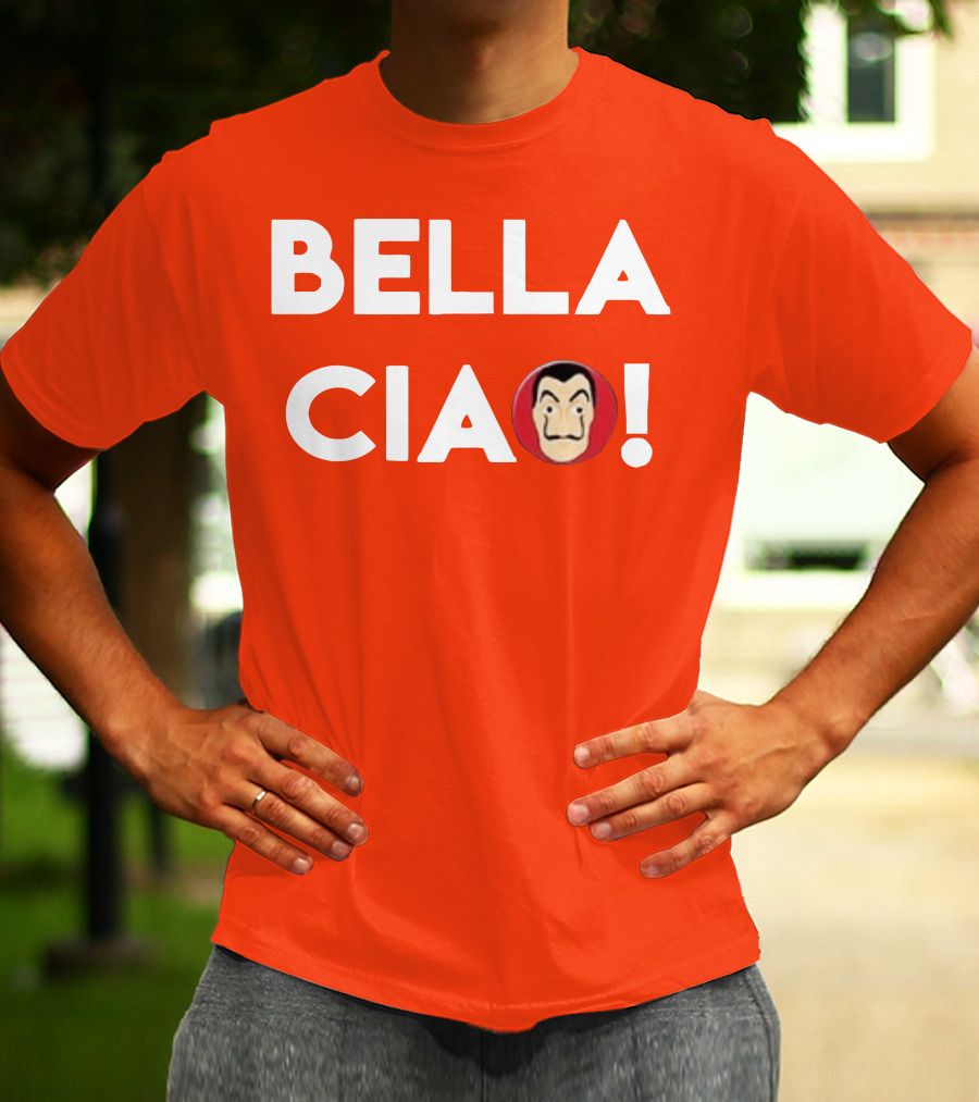 BELLA CIAO Money Heist Mask T-Shirt