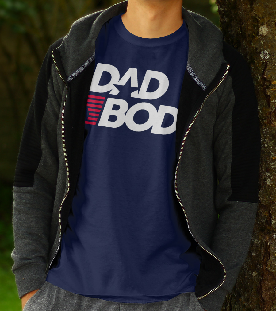 DAD BOD Star Stripes Patriotic T-Shirt