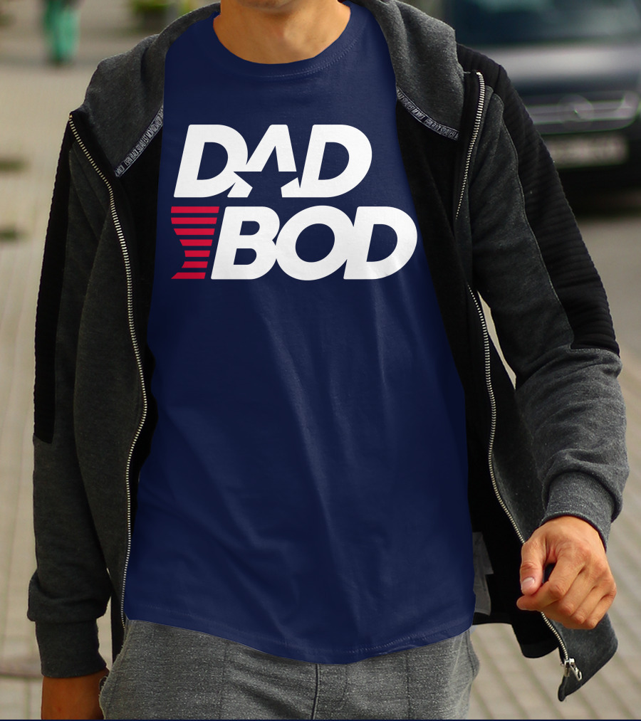 DAD BOD Star Stripes Patriotic T-Shirt