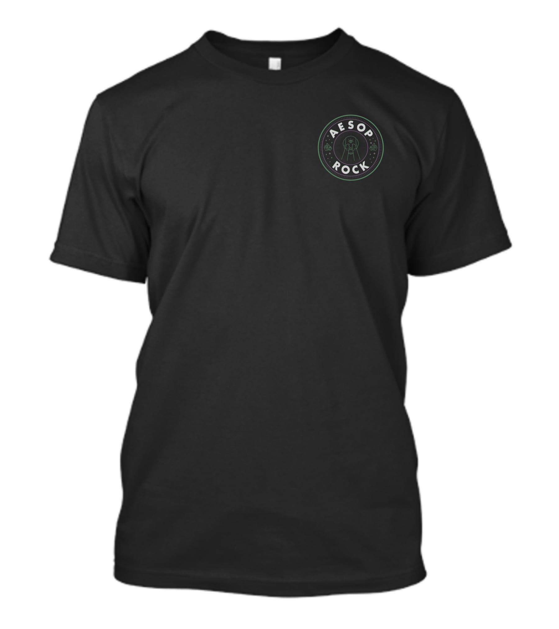 AESOP ROCK Cosmic Crystal Owl Circle T-Shirt