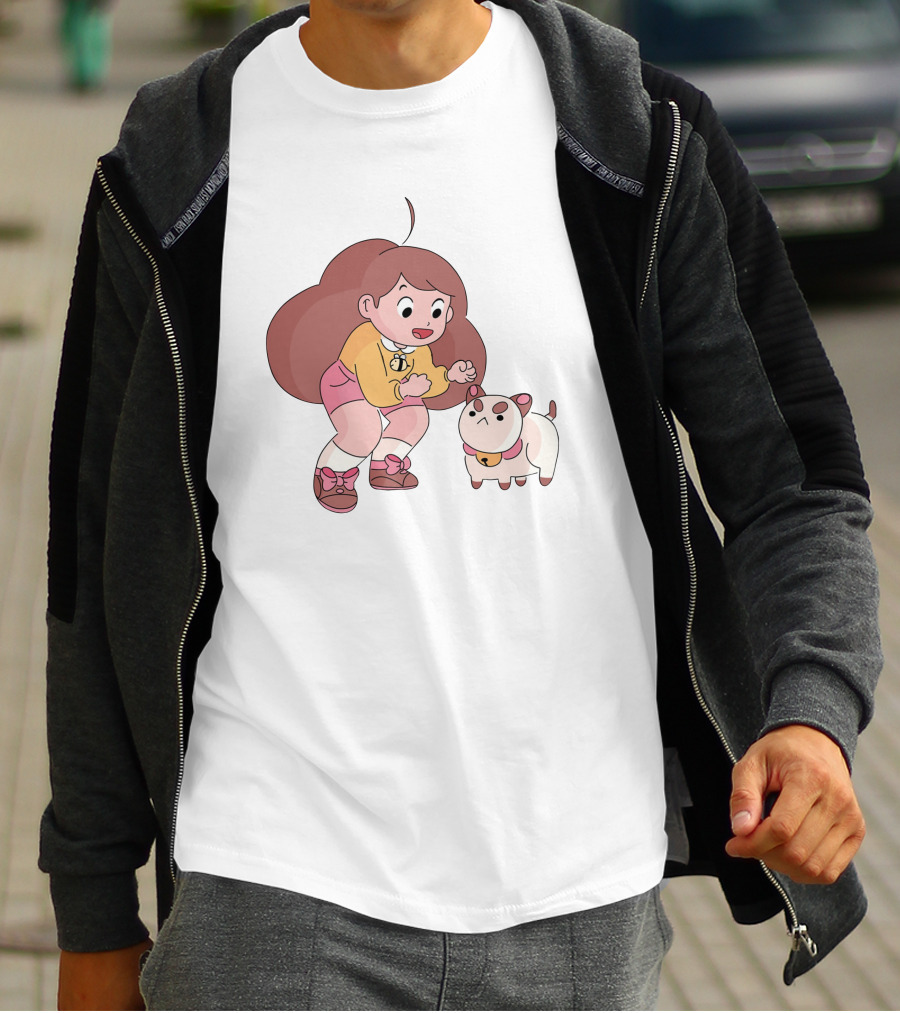Bee And PuppyCat Cartoon Characters Playful Moment T-Shirt