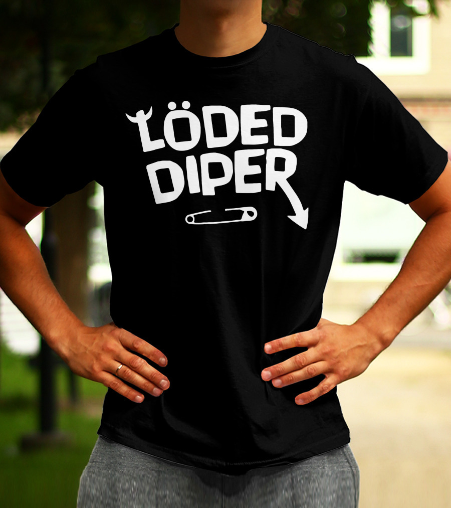 Löded Diper Diary Of A Wimpy Kid Band Safety Pin T-Shirt