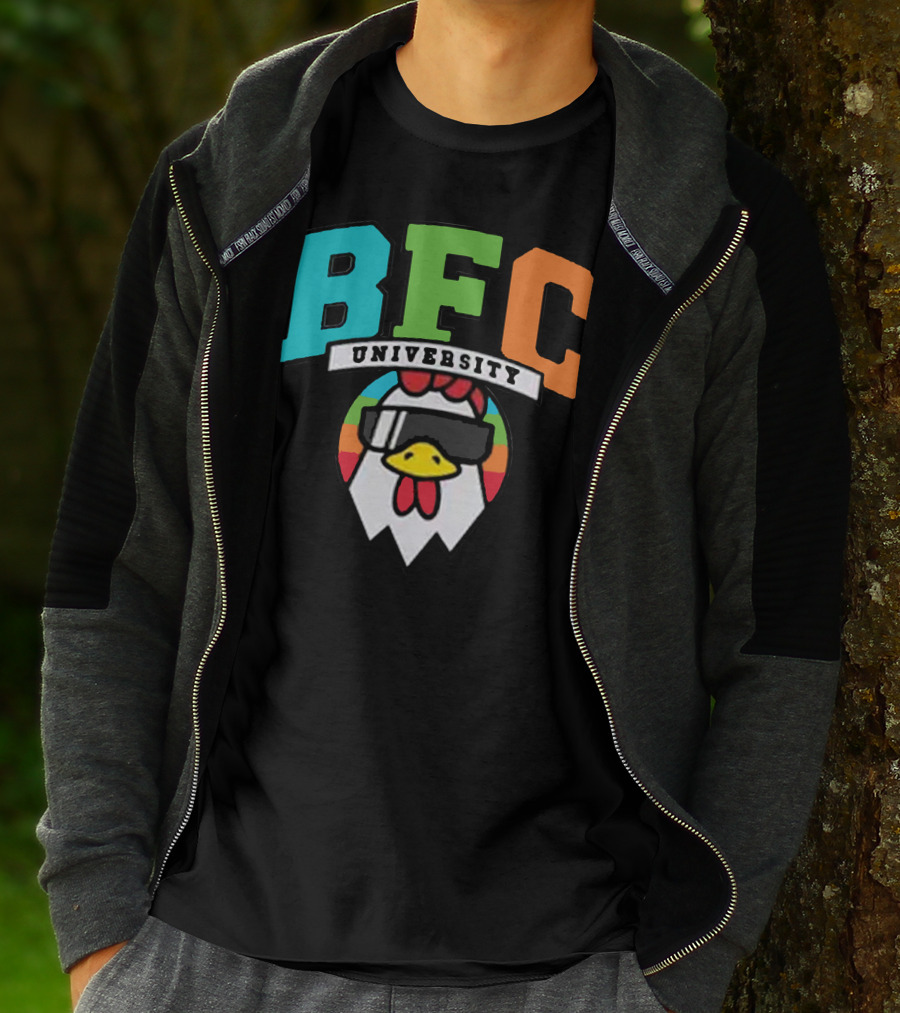 BFC University Chicken Headphones Kyr Sp33dy Merch T-Shirt