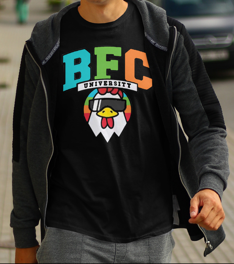 BFC University Chicken Headphones Kyr Sp33dy Merch T-Shirt