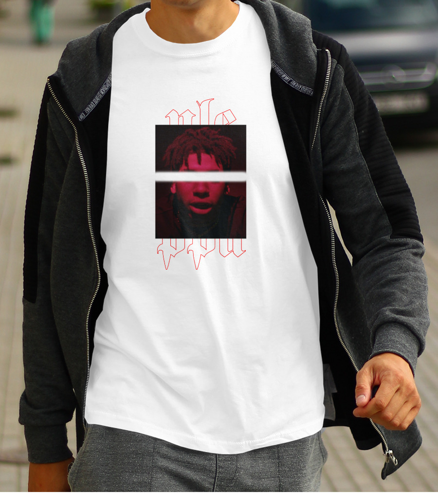 NLE Choppa Red Portrait Merch T-Shirt