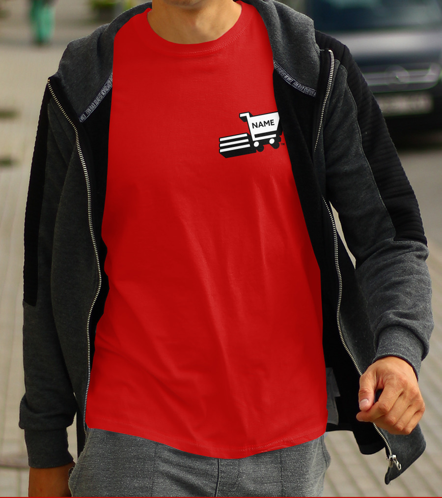 Shop ABCTV Supermarket Sweep Shopping Cart Name Personalized Fleece T-Shirt